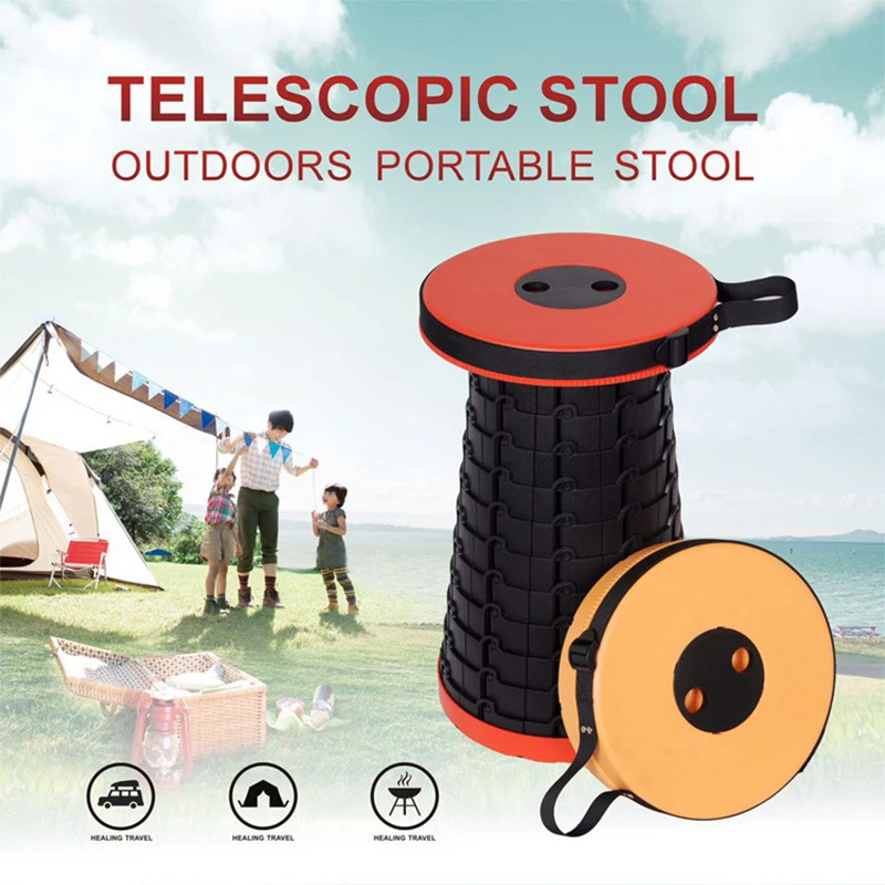 

Foldable Outdoor Collapsible Portable Chair Beach Garden Seat Fishing Camping BBQ Queue Tourism Ultralight Retractable Stool