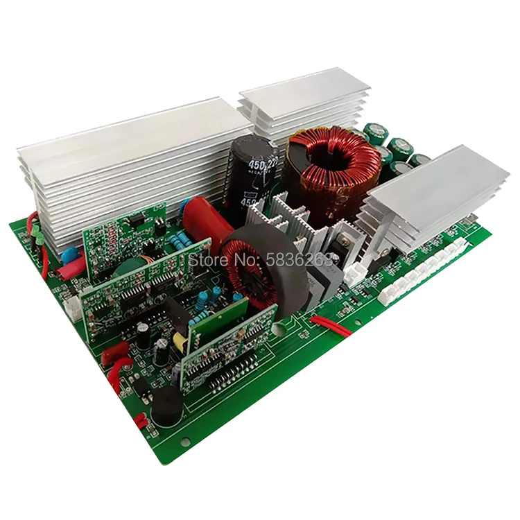 

1200W 1500W Pure Sine Wave Inverter Motherboard 12V 24V 48V 60V To 220V 110V Amorphous High Power Lithium Battery Converte