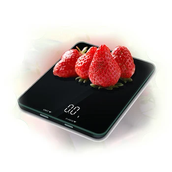 

Home Use Smart Bluetooth Digital Kitchen Food Scale LCD Sn Display Capacity Range From 1k/5k Tempered Glass Surface