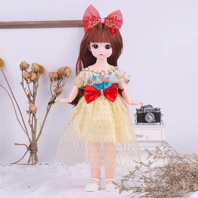 1/6 12Inch BJD Doll +6 Inch Joints Dolls For Gilrs Gift Pretty Parent-child Combination BJD With Clothes Full Set Birthday Toys 6
