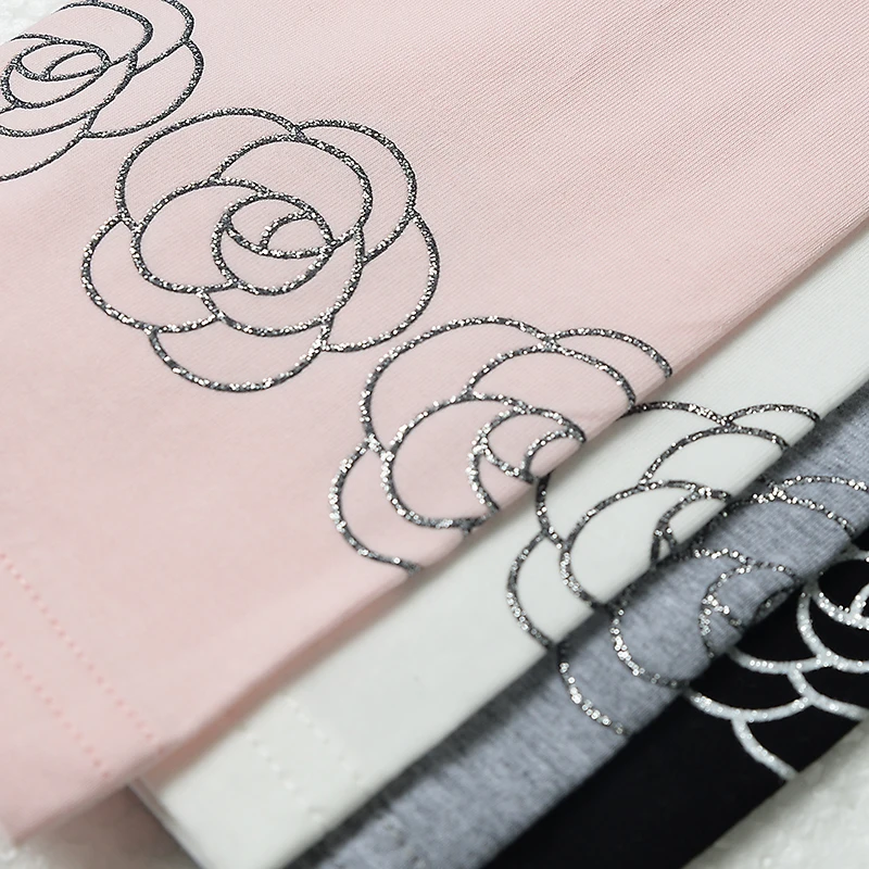 High Quality 2021 New Summer Girls Leggings Pants Lace Cotton Children Clothing Flower Girl Knee Pants