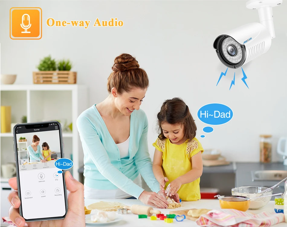 Sistema de Seguridad 4K Ultra HD 8MP H.265 POE NVR, Kit de cámara IP CCTV impermeable para exteriores, juego de grabación de Audio y vídeo, nuevo - Imagen 2