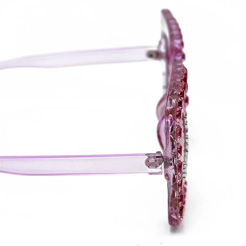 Guvivi роскошные квадратные большие женские очки со стразами оправа блестящие Алмазные Солнцезащитные очки женские градиентные очки