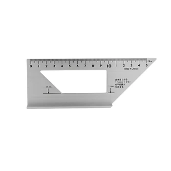

GTBL Aluminum Alloy Square Angle Ruler 45 Degrees 90 Degrees Gauge Protractor For Multifunctional Carpenter Woodworking Tools