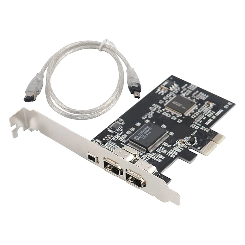 Карта Firewire 1394 PCIe 3 порта 1394A PCI Express на внешний контроллер адаптера IEEE | Компьютеры и