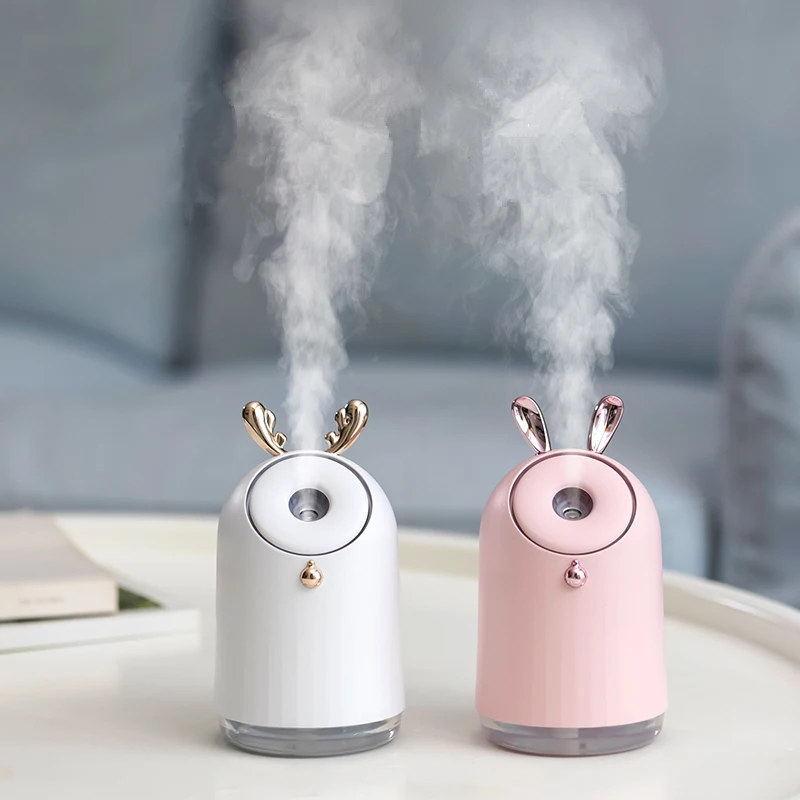 

250ml car Air Humidifier USB Ultrasonic Aroma Essential Oil Diffuser Rechargeable Fogger Mist Maker portable charger cartoon