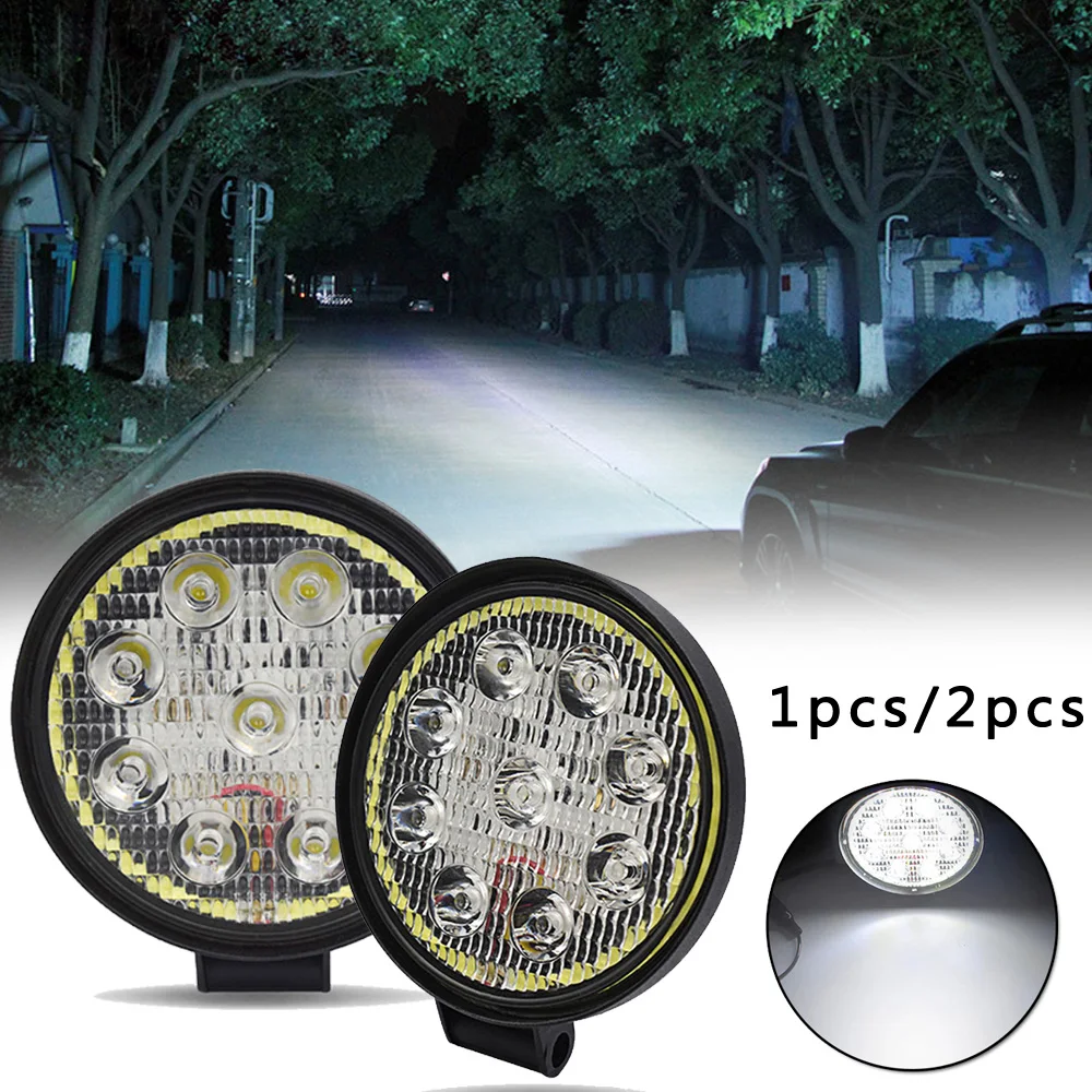 Универсальная фара 9-85V 1800LM внешний алюминиевый сплав Замена 4D Halo светодиодный