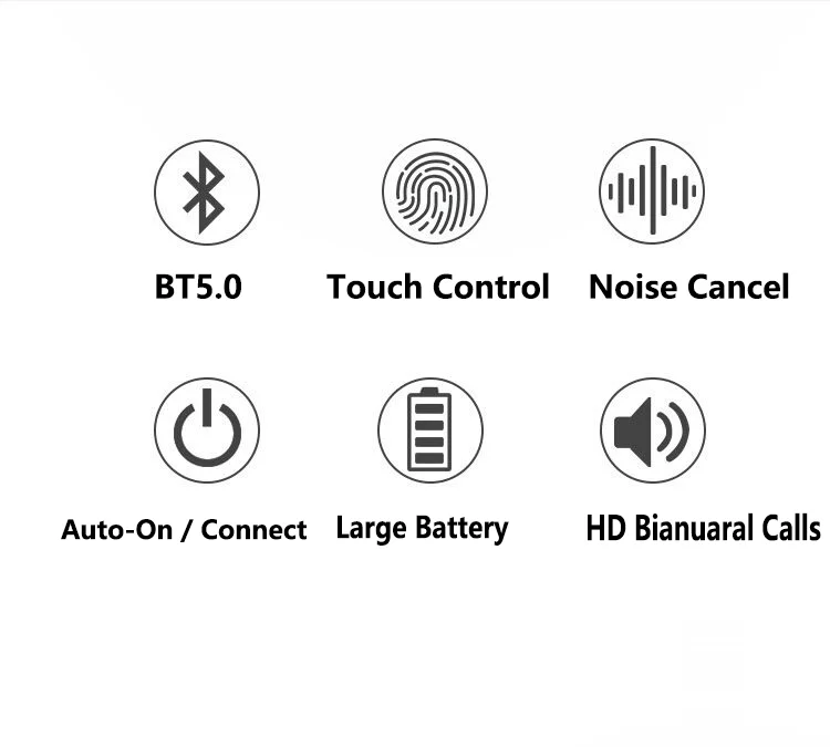 Seovo J3 tws bluetooth 5,0 с микрофоном сенсорное управление беспроводные наушники супер бас всплывающие свободные руки нового поколения для iphone