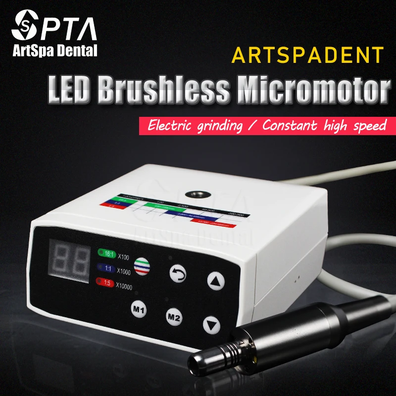 Dental clinical brushless micromotor fiber optical 1:5 increasing electric motor handpiece odontología  odontologia dentist Tool