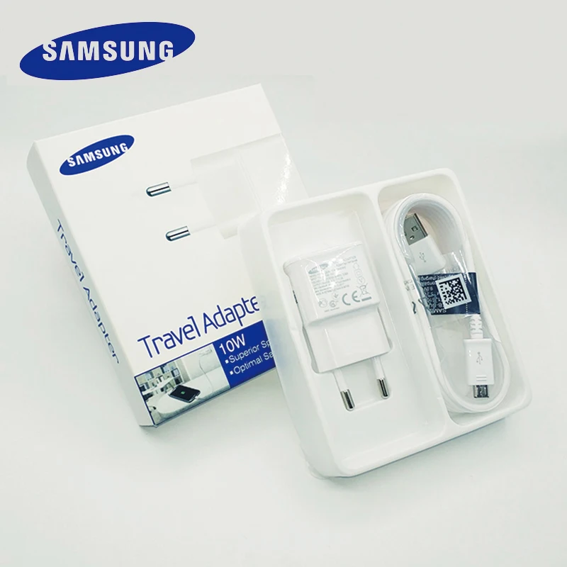 Оригинальное зарядка зарядное устройство USB для Samsung Путешествия адаптер 5В 2A
