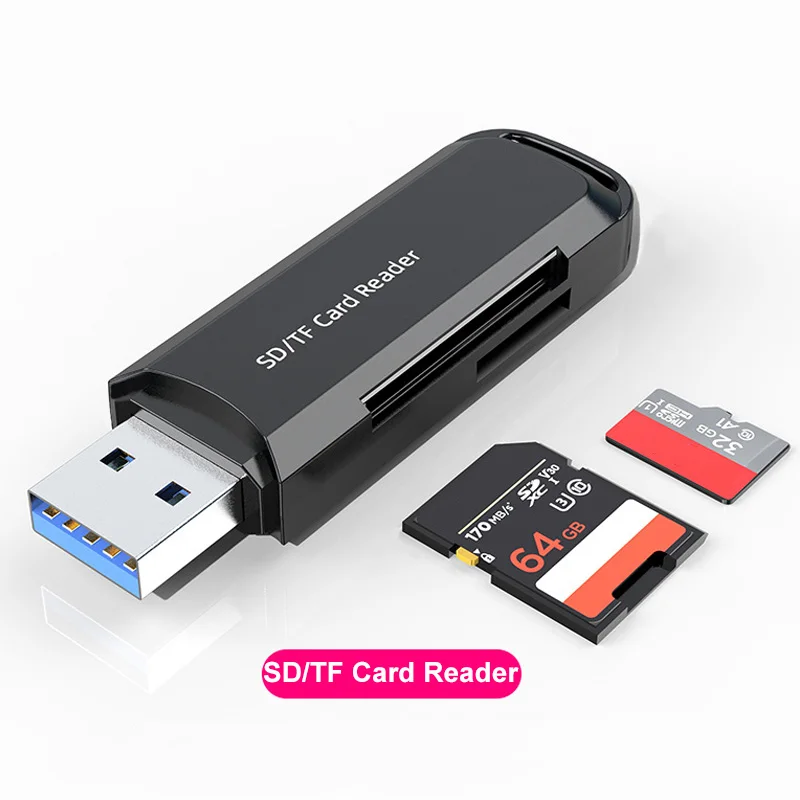 

Адаптер для карт памяти SD 3,0, 3 в 1, USB 3,0