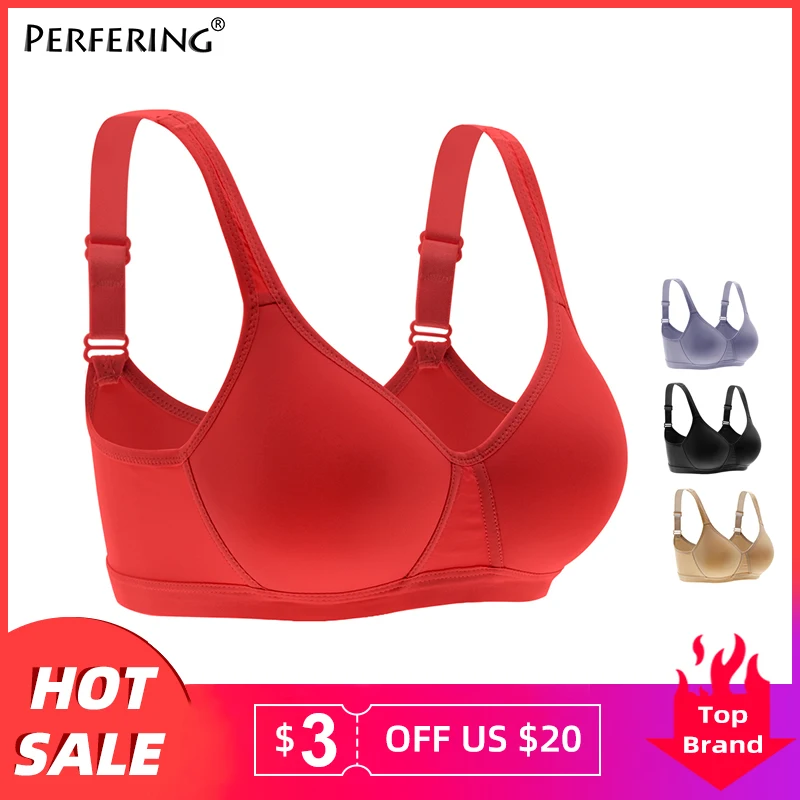 Perfering плюс Размеры Бюстгальтеры Push Up Bra Груди Бюстгальтер Для женщин Femme пикантные нижнее белье больших размеров Большой Кубок