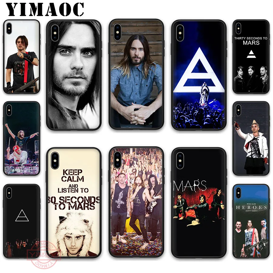 YIMAOC 30 Second To Mars 30stm Soft Silicone Case Cover for Apple iPhone 5 5S SE 6 6S 7 8 Plus X XS XR 11 Pro Max Back Shell | Мобильные