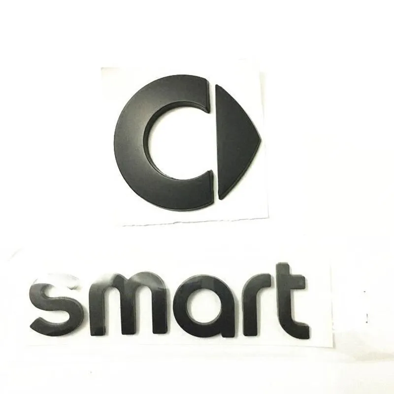 3D наклейка хром черный умный задний багажник автомобильная эмблема значок