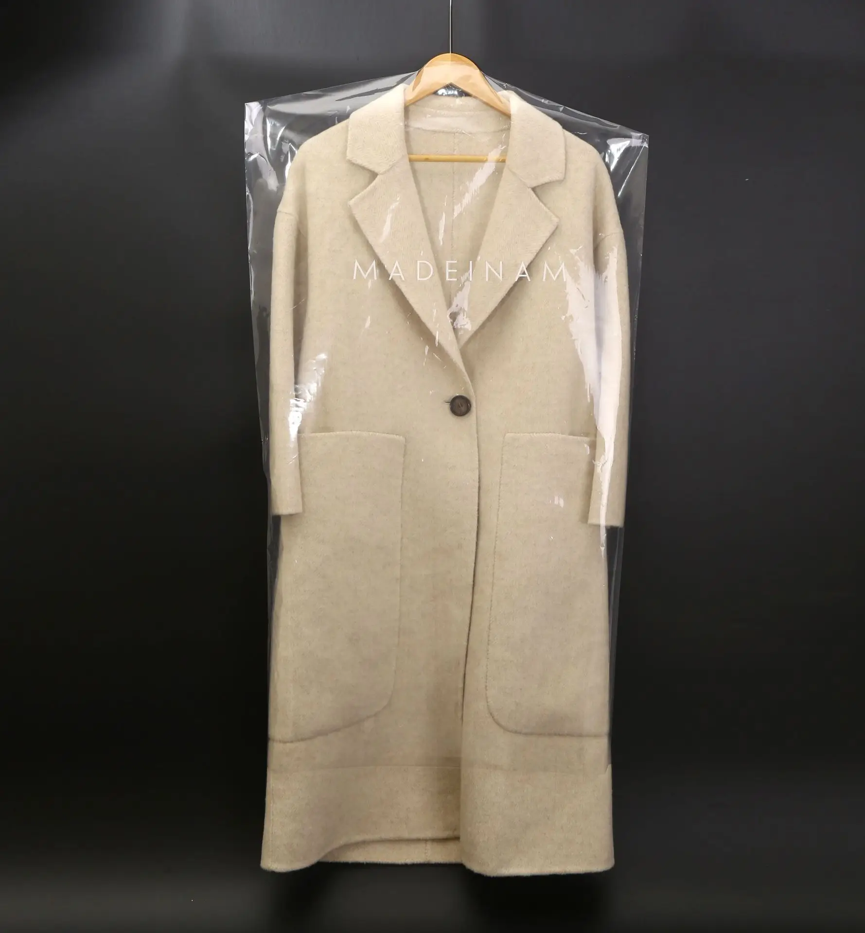 

10pcs Thicker Clothes Dust Cover Closet Wardrobe Hanging Men's Suits Women Dress Coat Storage Organizer Bags Home Organization