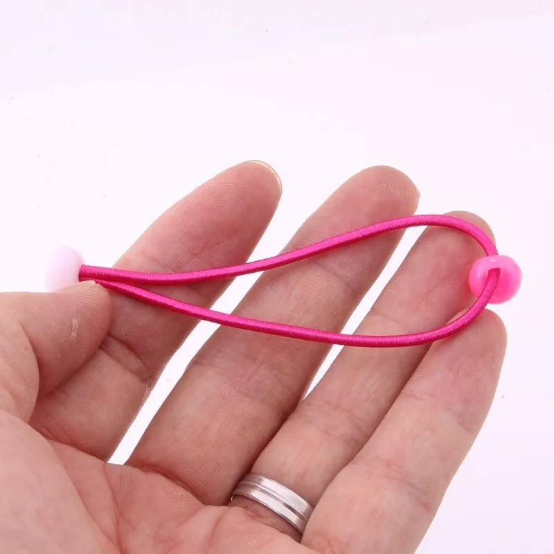 DIY Твердые крышки резинка для детей незавершенные эластичные резинки для волос для девочек Высокая эластичность волос веревки конский хвост держатели детей