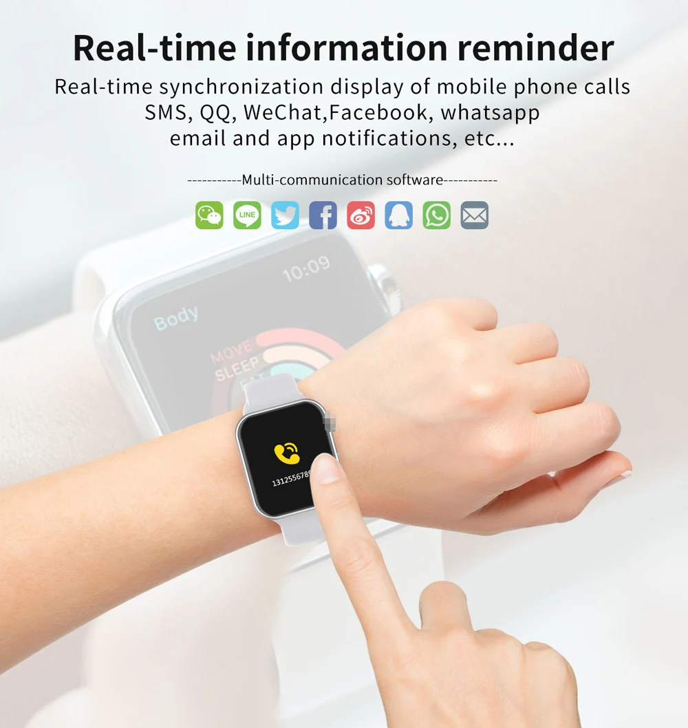 Bluetooth Смарт часы Полный сенсорный экран спортивные часы монитор сердечного ритма серии 4 Smartwatch для Android iPhone PK W34 IWO 8 11