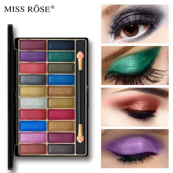 

20 Color Nude Pigment Eyeshadow Palette Waterproof Mineral Powder Eye Shadow Makeup Glitter Shimmer Matte Eyeshadow Cosmetic Kit