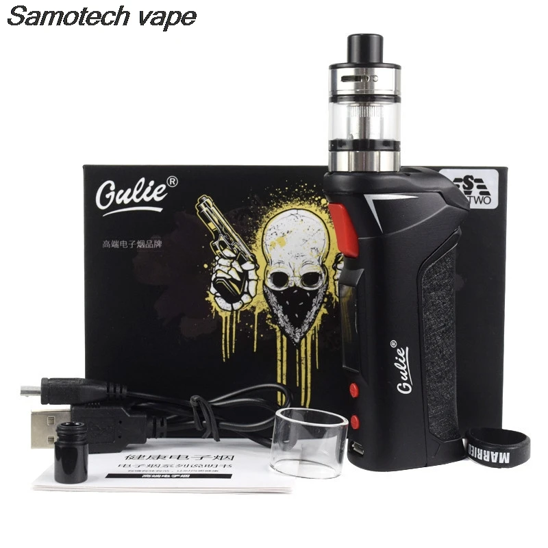 

Original SUB TWO AK007 100w vaporizer kit 2ml Atomizer 510 Thread with LED display Electronic Cigarette Kit vs Target Pro VTC