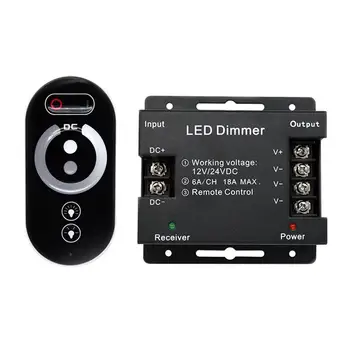 

Light Controller RF Wireless LED Products Adjustable Home Decor LED Controller Smart DC12V-24V 6A Remote Controler Touch Panel