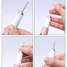 Портативная электрическая для маникюра ногтей сверлильный станок Инструменты для ногтей сверла пилочки для педикюра Электрический полировщик шлифовальный инструмент для ногтей