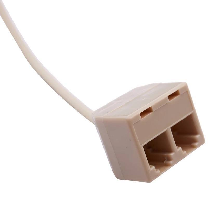 2 шт. 6P4C RJ11 Мужской до 2x женский сплиттер Tele pone разъем адаптера