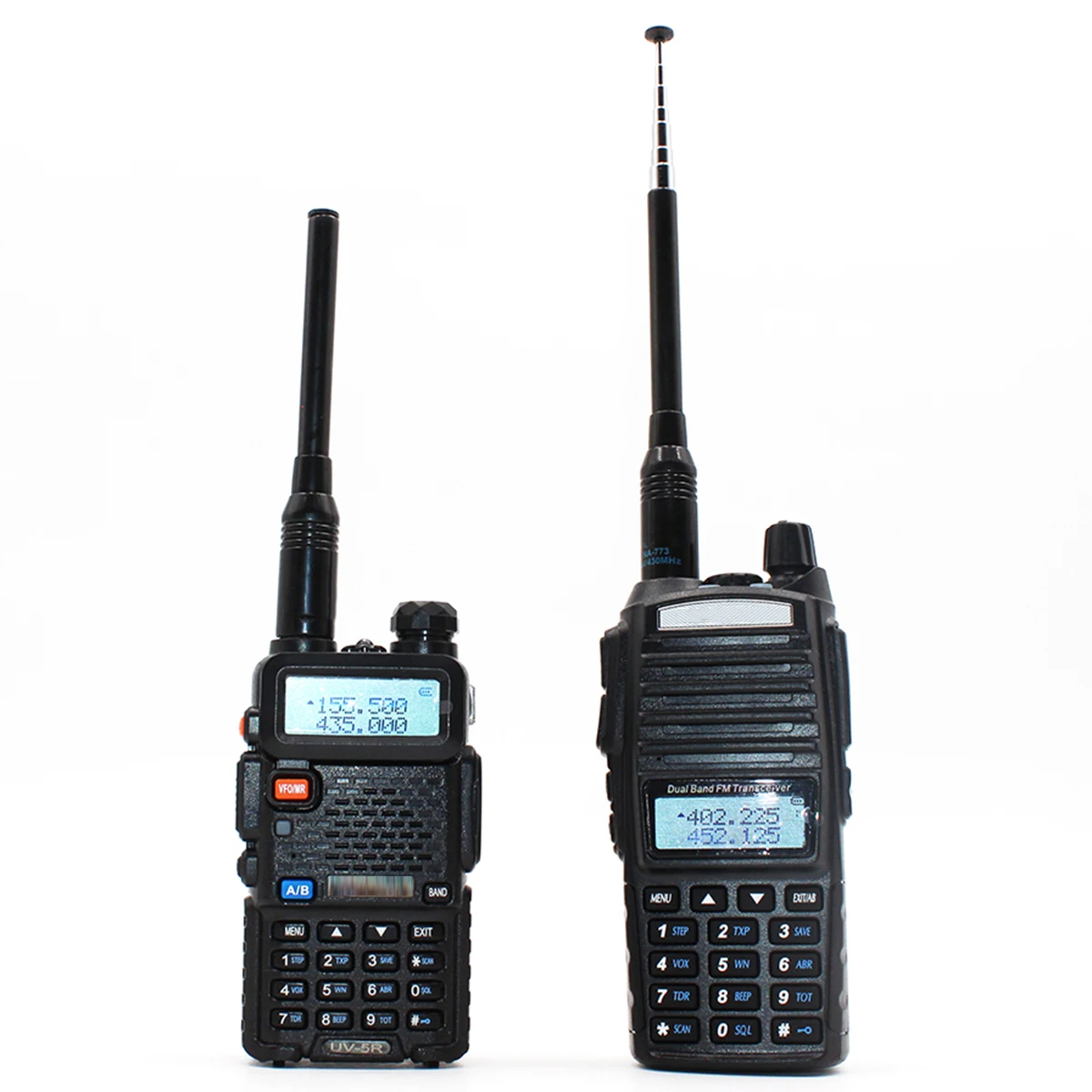 SMA Женская VHF UHF Двухдиапазонная рация телескопическая антенна для Baofeng Walkie Talkie UV-5R UV-82 BF-888S