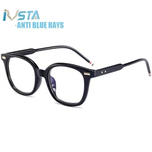 IVSTA Tom TB 402, роскошные брендовые дизайнерские очки, анти синий светильник, оправа для мужчин и женщин, очки для компьютерных игр, близорукость по рецепту