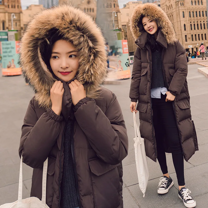 

Off Season Cotton-padded Clothes Women's Mid-length over-the-Knee 2019 Winter Thick down Coat down Jacket Cotton-padded Clothes