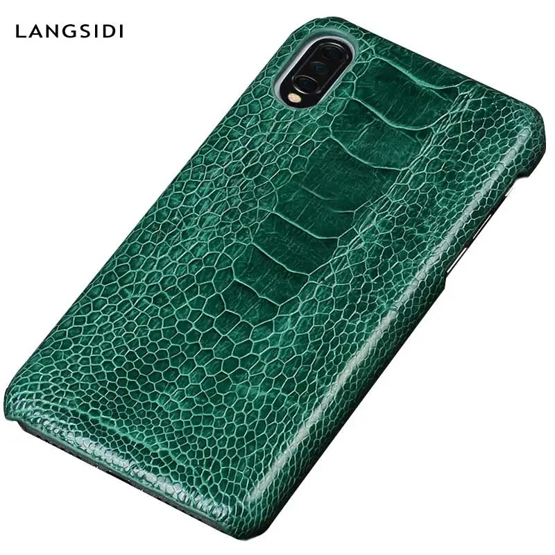

Original Ostrich Leg Leather case For Xiaomi Mi 9 9T 8 9T PRO 9SE 8SE 8 LITE A3 cover For Redmi K20 pro 6 7 7A note 7 4x 5 Plus