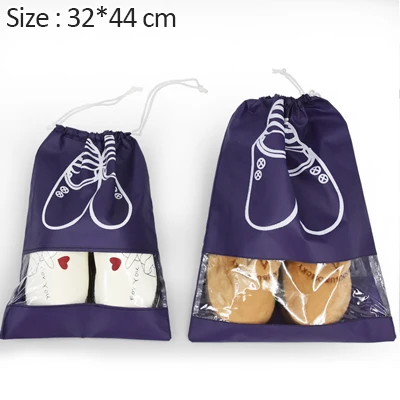 5 шт. сумка для хранения обуви многофункциональная дорожная Крышка для обуви Нетканая балка для обуви Пылезащитная сумка для обуви сумка для хранения - Цвет: 5pcs-L