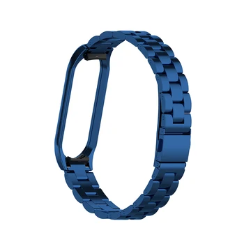 

Adjustable Sports Smart Watch Daily Accessories Stainless Steel Magnetic Luxurious Easy Install Fixed Wrist Strap For Mi Band 4