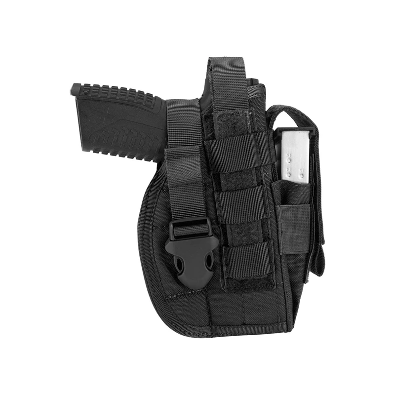 Tactical Vest Right Hand Gun Pistol Molle Holster for 1911 Lights Holster  New