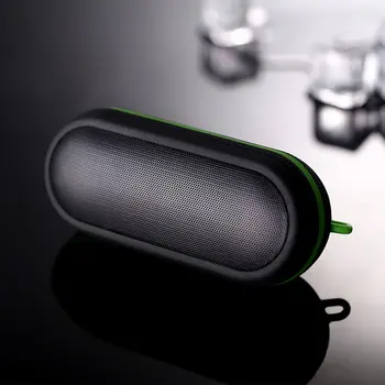 

Bluetooth Wireless Speaker Bass Desktop Music Player Black Waterproof Support TF Card Stereo Anti-fall Sound Outdoor Speaker