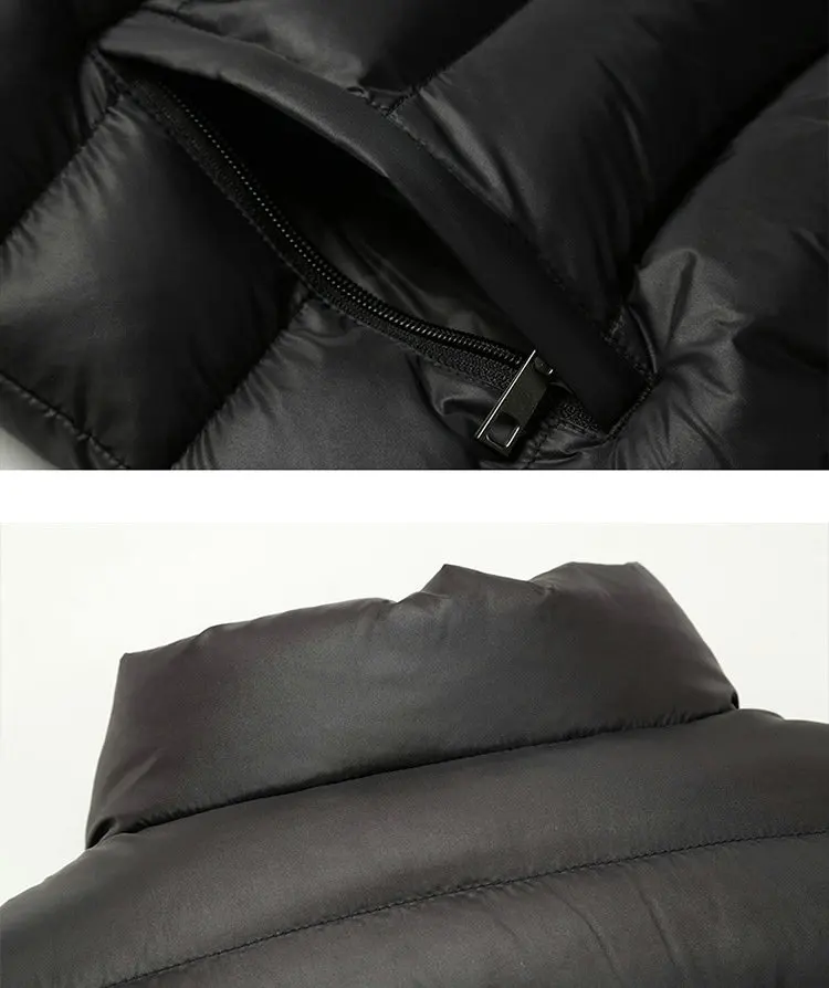 Nice Autumn Winter Jacket Men Nice Fashion Stand Collar Male Parka Jacket Mens Solid Thick Jackets And Coats Man Winter Parkas