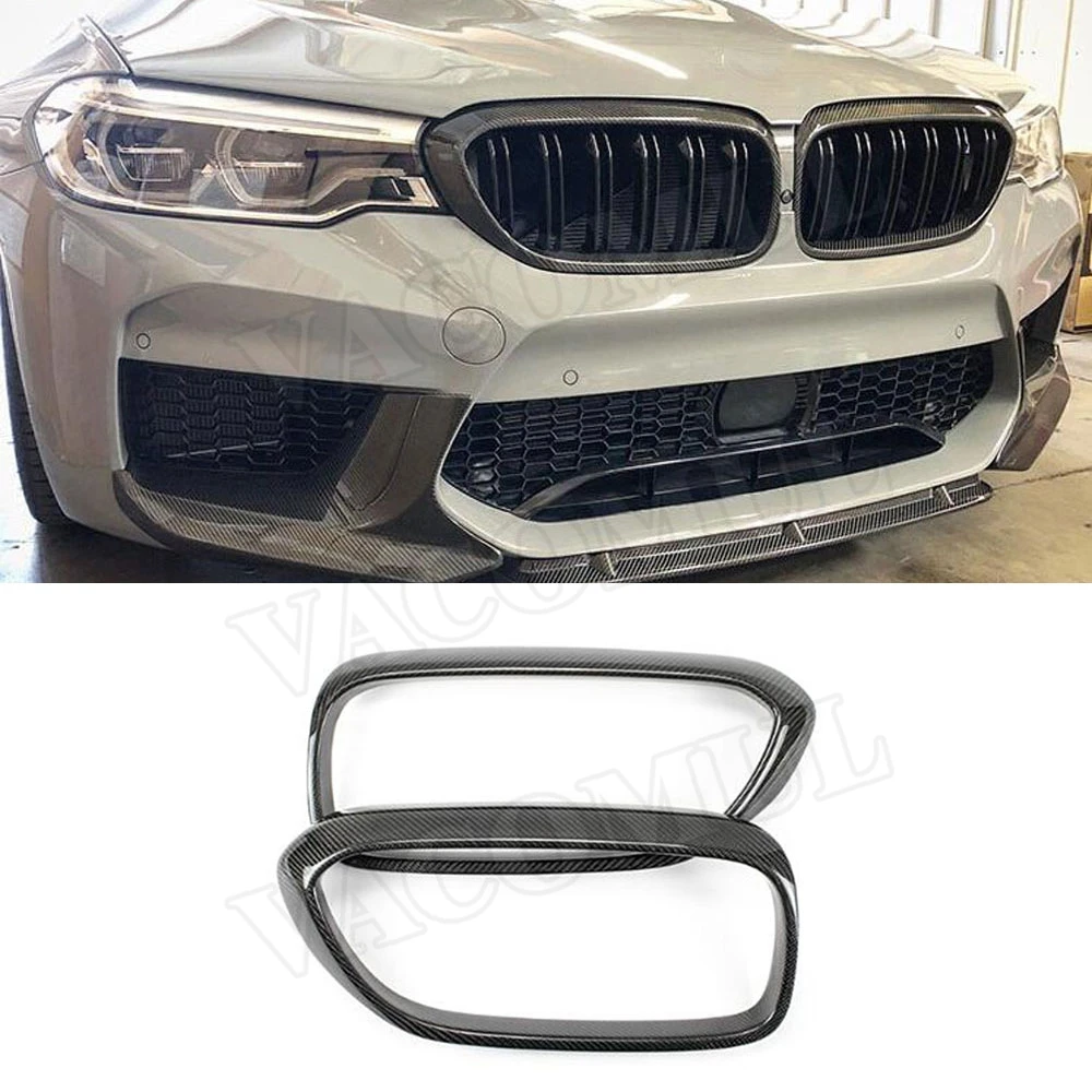 Решетка для переднего бампера из углеродного волокна BMW 5 серии G30 F90 M5 2018