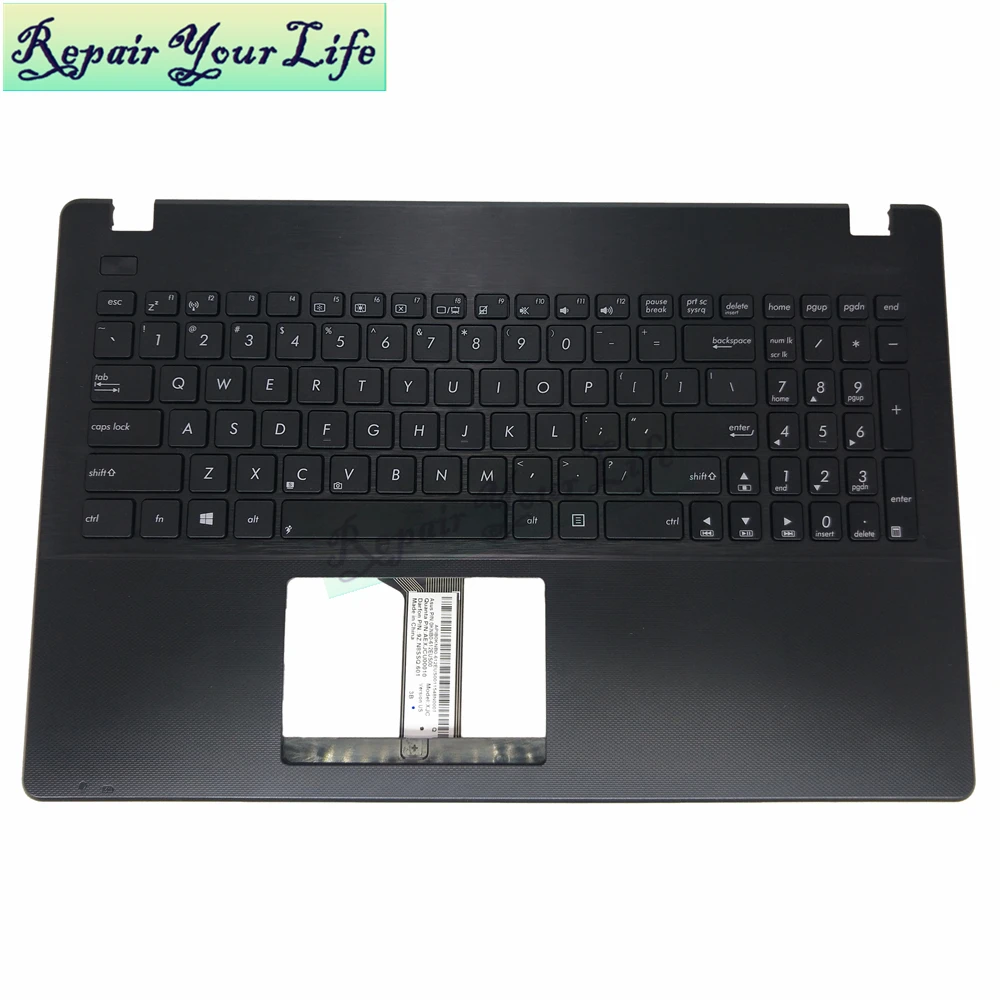 keyboard for ASUS X551 X551C X551CA X551M US English 0KNB0-612EUS00 90NB0341 R30280 13NB0341P0341 black with Palmrest Cover
keyboard for ASUS X551 X551C X551CA X551M US English 0KNB0-612EUS00 90NB0341 R30280 13NB0341P0341 black with Palmrest Cover
