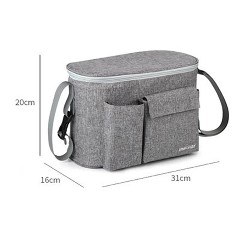 Baby Stroller Organizer Cup Holder Stroller Bag Baby Car Bag Trolley Bag Large Capacity Travel Baby Stroller Accessories Baby Strollers expensive