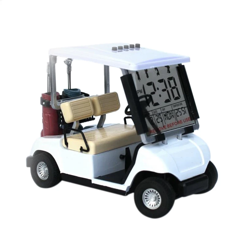 Lcd Display Mini Golf Cart Clock For Golf Fans Great Gift For Golfers Race Souvenir Novelty Golf Gifts Alarm Clocks Aliexpress