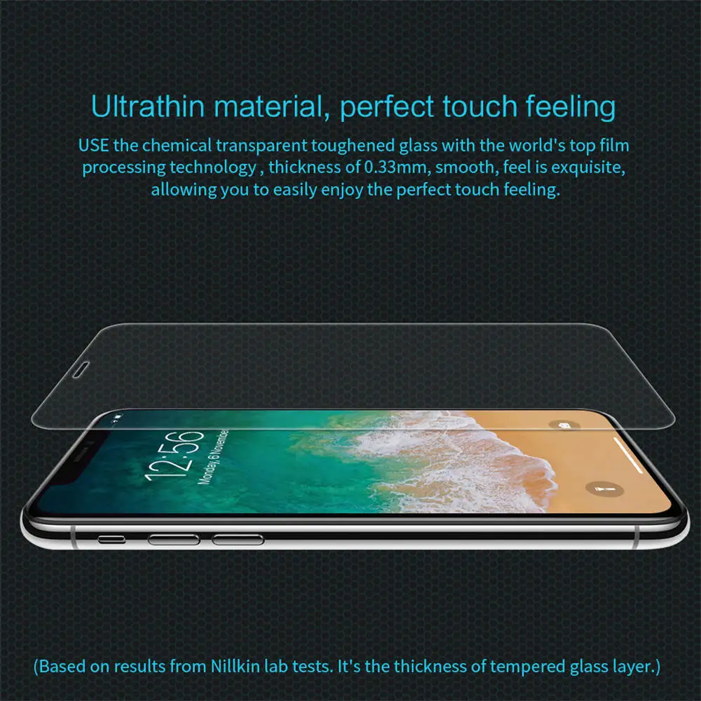 NILLKIN Amazing H нанометр противовзрывная защита экрана из закаленного стекла 0,33 мм для Apple iPhone 11 Pro Max XR X XS 7 8 Plus