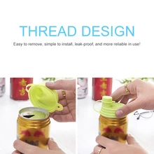 Многоразовая Крышка для банка для газировки, пластиковая крышка для банки, Защитная крышка для бара, аксессуары для напитков, герметичная крышка для банки