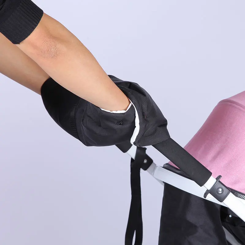 

Stroller Hand Muff Warm Gloves Winter Extra Thick Stroller Gloves Waterproof Anti-Freeze Gloves for Parents Thick Fleece