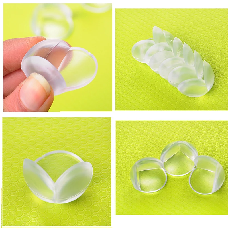 Silicone Table Corner Protector Safety Edge Guard Round Shape