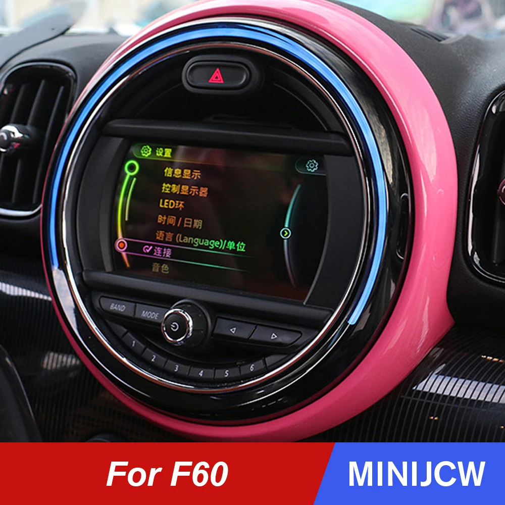 

Car Instrument Central Control Panel Cover Housing Trim Frame Decoration For Mini Cooper One S JCW F60 Countryman Accessories