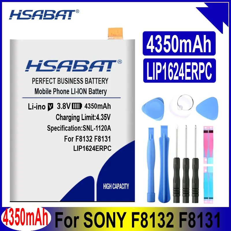 Аккумулятор HSABAT LIP1624ERPC 4350 мАч для Sony Xperia X XP F8132 F8131|Аккумуляторы мобильных