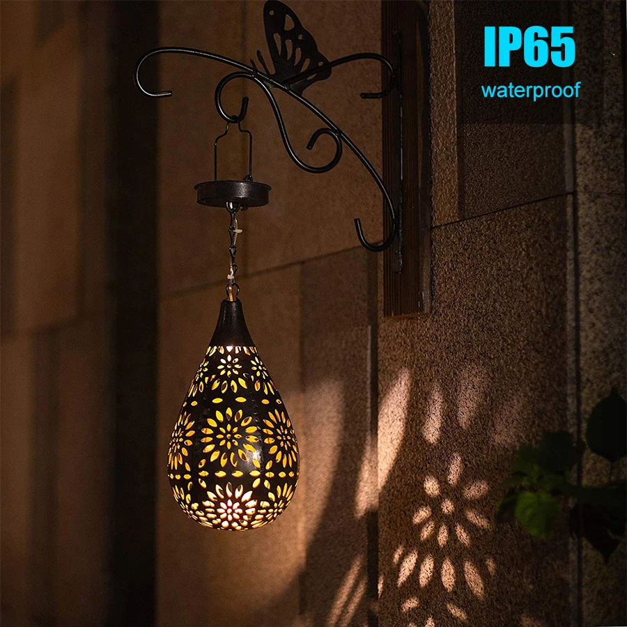 Solar Sun Drop Outdoor Lantern