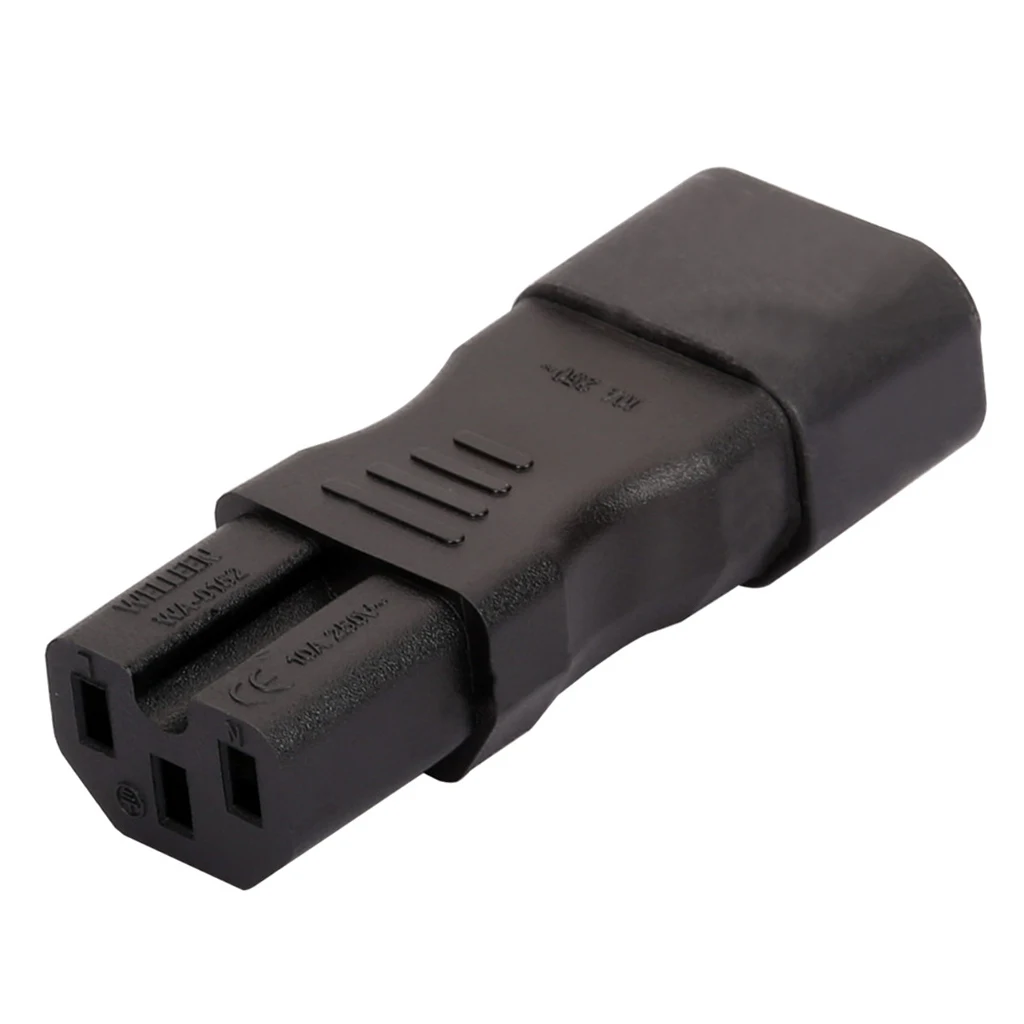 IEC 320 C14 Male To C15 Plug Female Power Plug Adapter Converter,WA-0162