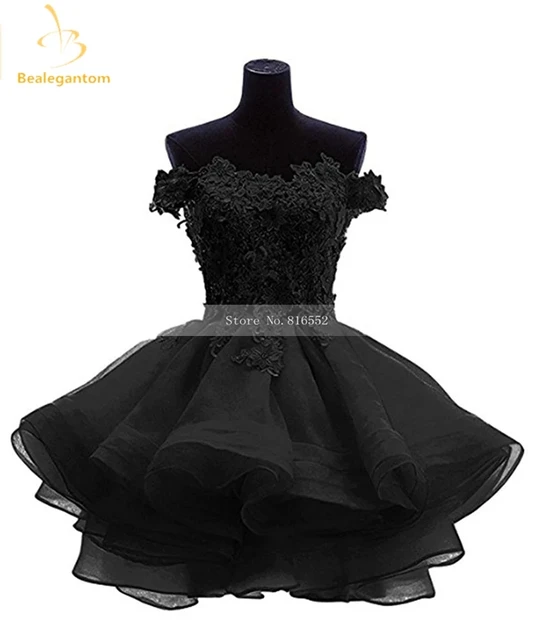 Bealegantom New Lovely Lilac Short Prom Dresses 2021 Sweetheart Flowers Organza Homecoming Graduation Dresse Formal Party Gown Black