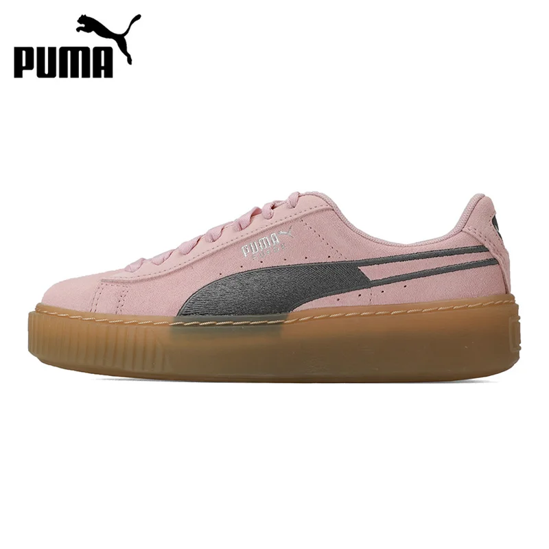 Original New Arrival PUMA Platform Logo Wns Women's Skateboarding Shoes Sneakers | Спорт и развлечения