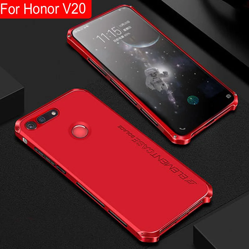 Чехол для телефона с металлической рамкой Huawei Honor V20 тонкий жесткий алюминиевый
